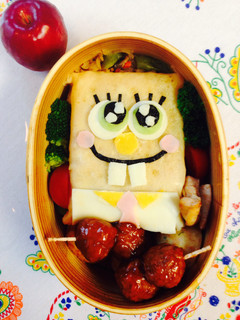 スポンジボブ弁当-レシピのメイン写真