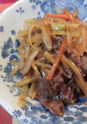 あっという間☆肉じゃがきんぴら-レシピのメイン写真