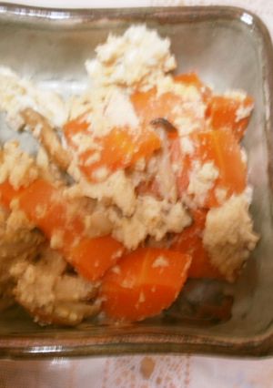 簡単♡きのことにんじんの粉豆腐あえ-レシピのメイン写真