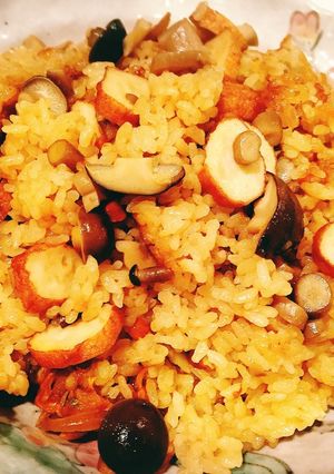 混ぜて炊くだけ！アサリと茸の炊き込みご飯-レシピのメイン写真