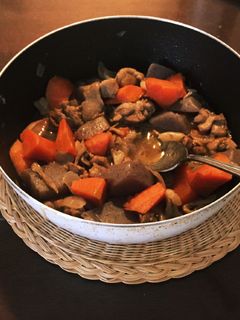 ダイエットに!鶏肉と根菜のピリ辛炒め-レシピのメイン写真