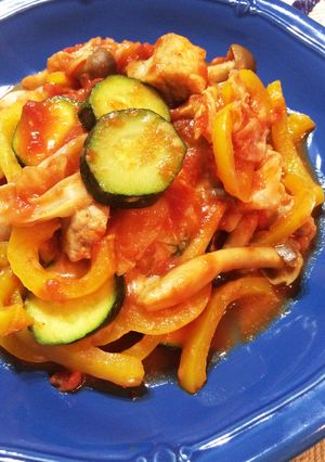 余ってる食材でラタトゥイユ風野菜炒め-レシピのメイン写真