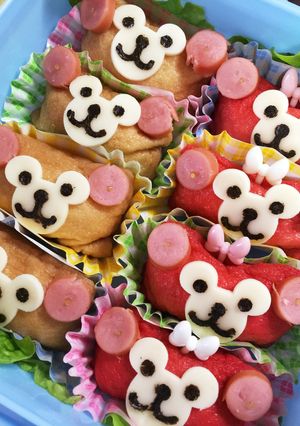 ディズニー♡ダッフィー簡単稲荷♡-レシピのメイン写真