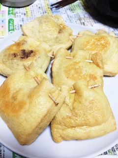 納豆の油揚げ包み焼き-レシピのメイン写真