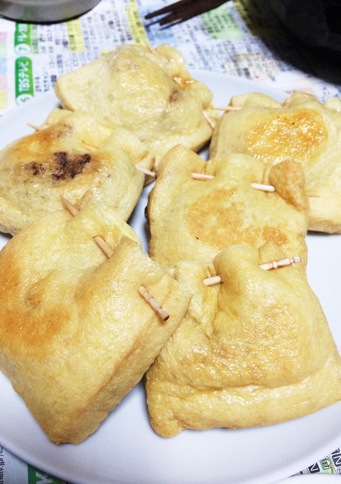 納豆の油揚げ包み焼き-レシピのメイン写真