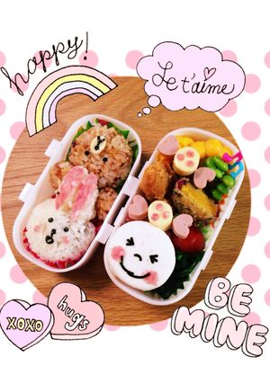 キャラ弁簡単おにぎりお弁当かわいいおかず-レシピのメイン写真