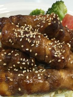 簡単‼厚揚げのピリ辛肉巻き-レシピのメイン写真