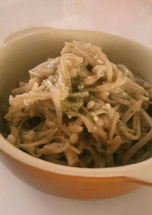 3分で出来る！えのきのペペロンチーノ-レシピのメイン写真
