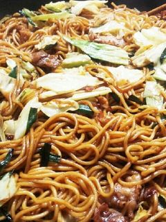 わが家のシンプルニラ焼きそば♡-レシピのメイン写真