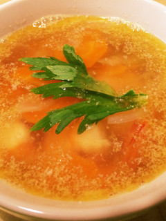 エビとセロリのコンソメスープ-レシピのメイン写真