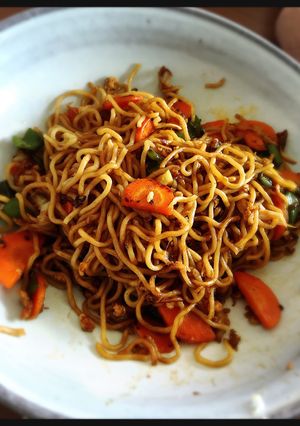 ひき肉なし！ダイエットにも！焼きそば-レシピのメイン写真