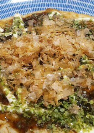 簡単❁スーパーの千切りキャベツお好み焼き-レシピのメイン写真