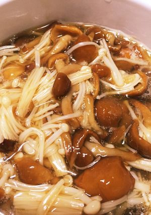 なめことえのきの甘辛煮-レシピのメイン写真