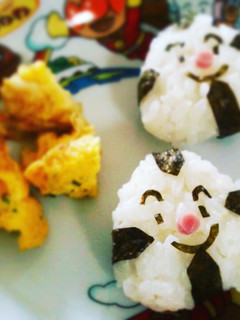 簡単キャラ弁ランチ!おむすびマン-レシピのメイン写真