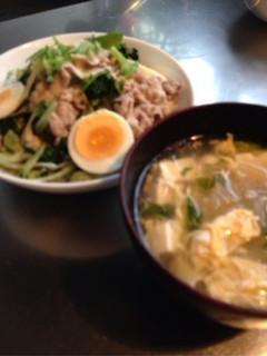 冷しゃぶサラダ&スープ-レシピのメイン写真
