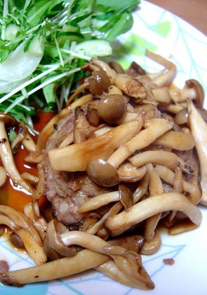 ふっくらジューシーハンバーグきのこソース-レシピのメイン写真