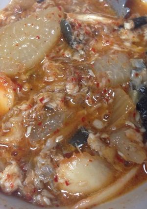 ぶり大根アレンジ☆韓国産キムチ味-レシピのメイン写真