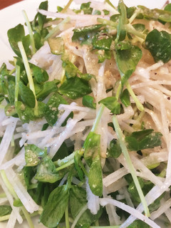 豆苗と大根の節約サラダ-レシピのメイン写真