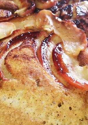 りんごと紅茶のフライパンケーキ-レシピのメイン写真