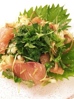 鰤の香味野菜和え-レシピのメイン写真