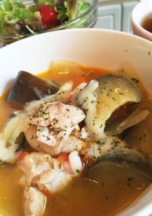 鶏もも肉と茄子のトマト煮☆-レシピのメイン写真
