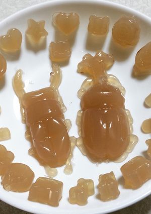 ジュースで簡単グミ-レシピのメイン写真