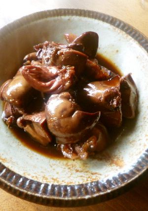 鶏レバーの甘辛煮♪-レシピのメイン写真