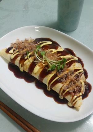 野菜不足解消★たっぷり野菜包みとんぺい焼-レシピのメイン写真