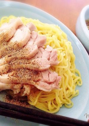 ざるラーメン茹で鶏!シンプル和風〜-レシピのメイン写真