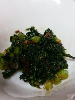セロリの葉の炒め煮-レシピのメイン写真