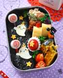「なると」で簡単！ハロウィンキャラ弁