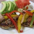 美肌☆豆腐のハンバーグ パプリカソース