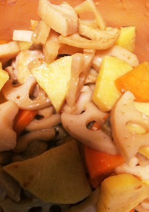鶏肉と根菜-レシピのメイン写真