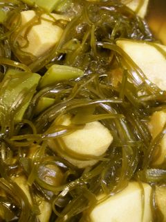 昆布とこうや豆腐、モロッコいんげんの煮物-レシピのメイン写真