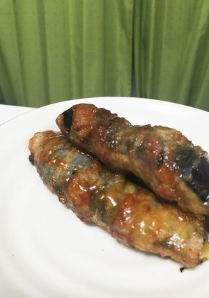 なすがジューシーな肉巻き焼-レシピのメイン写真