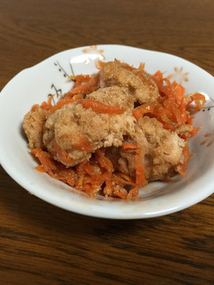 生たらことにんじんの生姜煮-レシピのメイン写真