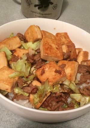 生姜の効いた豆腐丼-レシピのメイン写真