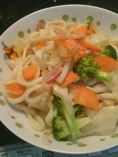 シンプル塩焼うどん-レシピのメイン写真
