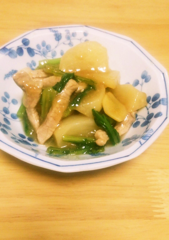 かぶと豚肉の生姜風味とろとろ煮-レシピのメイン写真