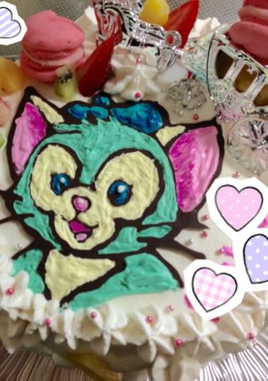 ♡ディズニー♡ジェラトーニ♡ケーキ♡-レシピのメイン写真