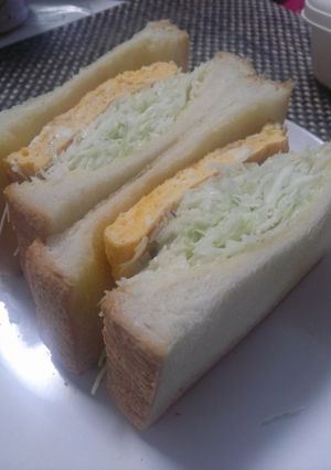 簡単たまご焼きサンド-レシピのメイン写真