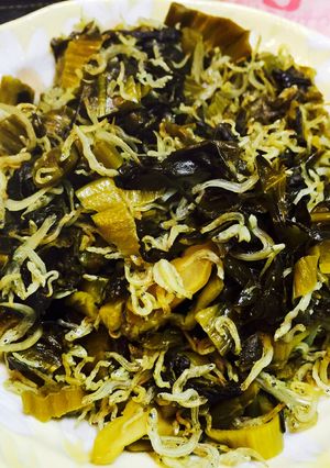 ごま油が香る◎じゃこ高菜炒め-レシピのメイン写真