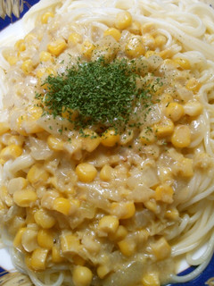 簡単ランチ!コーンクリームの パスタ♪*-レシピのメイン写真
