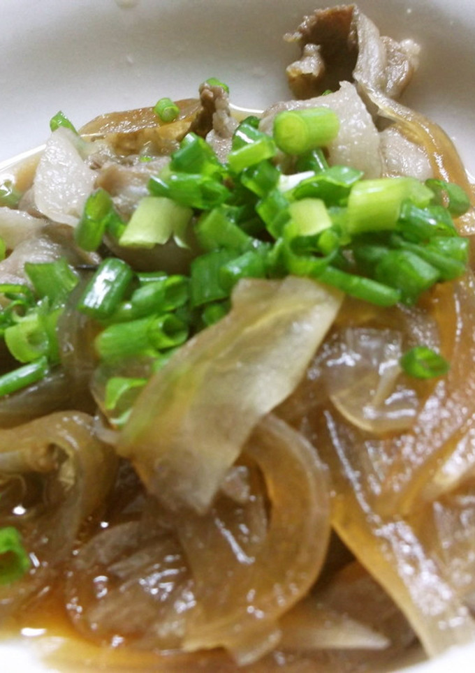 豚バラと玉ねぎのしょうが煮-レシピのメイン写真