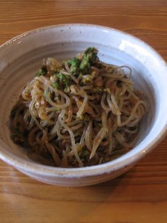 ふきのとうと糸こんにゃくのあまから炒め-レシピのメイン写真