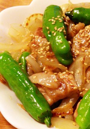 ごはんが進む！簡単！ししとう豚肉炒め-レシピのメイン写真