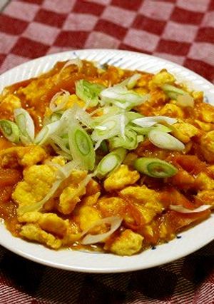 中華　シンプル・美味　トマト玉子炒め-レシピのメイン写真