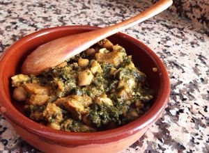 ひよこ豆とほうれん草のスペイン風炒め煮-レシピのメイン写真