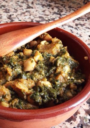 ひよこ豆とほうれん草のスペイン風炒め煮-レシピのメイン写真