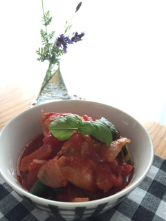 トマト缶を使って 鶏肉のトマト煮-レシピのメイン写真